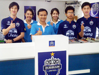 สโมสรฟุตบอลบุรีรัมย์ ยูไนเต็ด สโมสรฟุตบอลชั้นนำของเมืองไทย เปิดขายเสื้อซีซั่น 2013 วันแรก ด้วยโปรแกรม WELOVEPOS